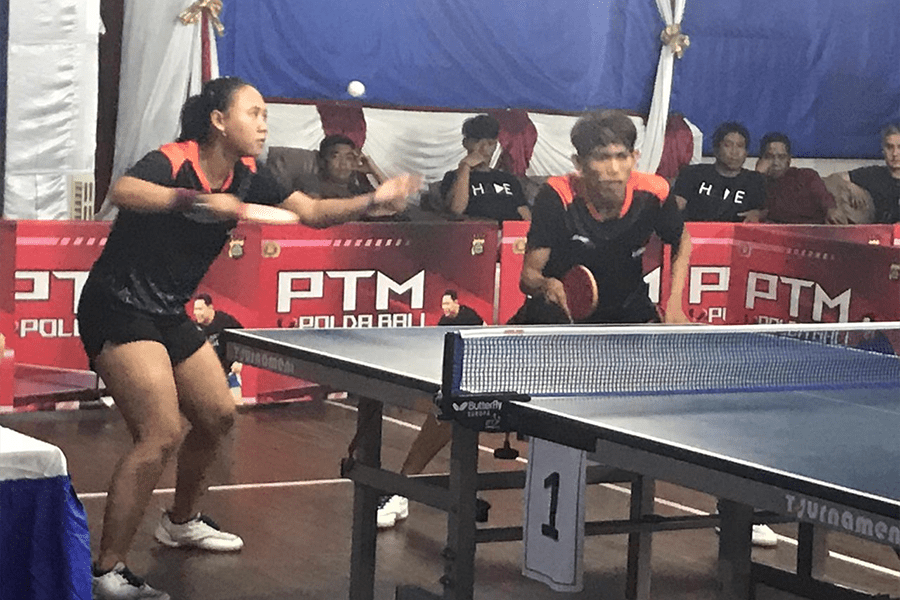 Porprov Bali Tenis Meja Klungkung Sabet Tiga Emas Balipost