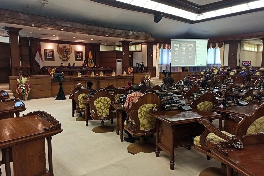 Rapat Paripurna DPRD Bali Kembali Digelar Virtual BALIPOST