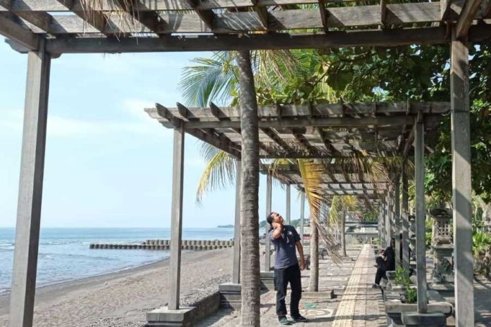 Kanopi Tempat Swafoto Keropos Fasilitas Di Pelabuhan Tua Buleleng