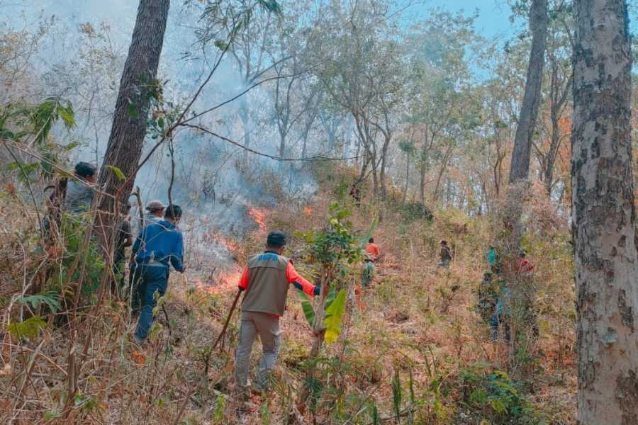 Karhutla Di Dusun Belong Berhasil Dipadamkan BALIPOST