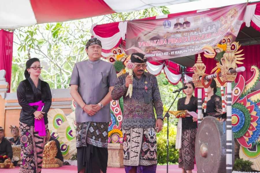 Disbud Badung Gelar Pembukaan Festival Bulan Bahasa Bali VI BALIPOST