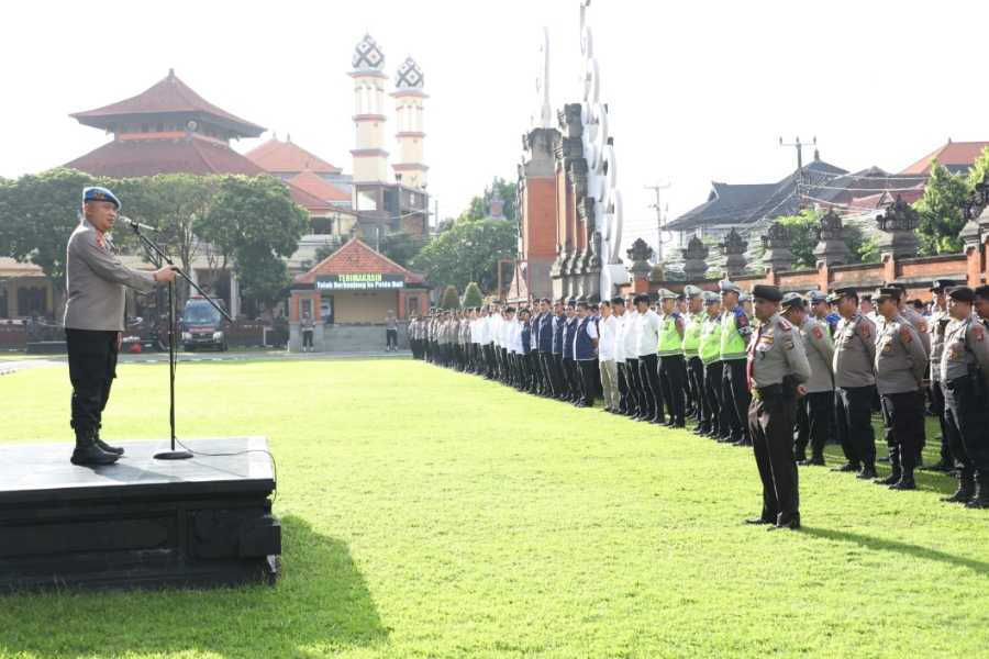 Peringatan Hari Buruh Polda Bali Siagakan Ratusan Personel BALIPOST