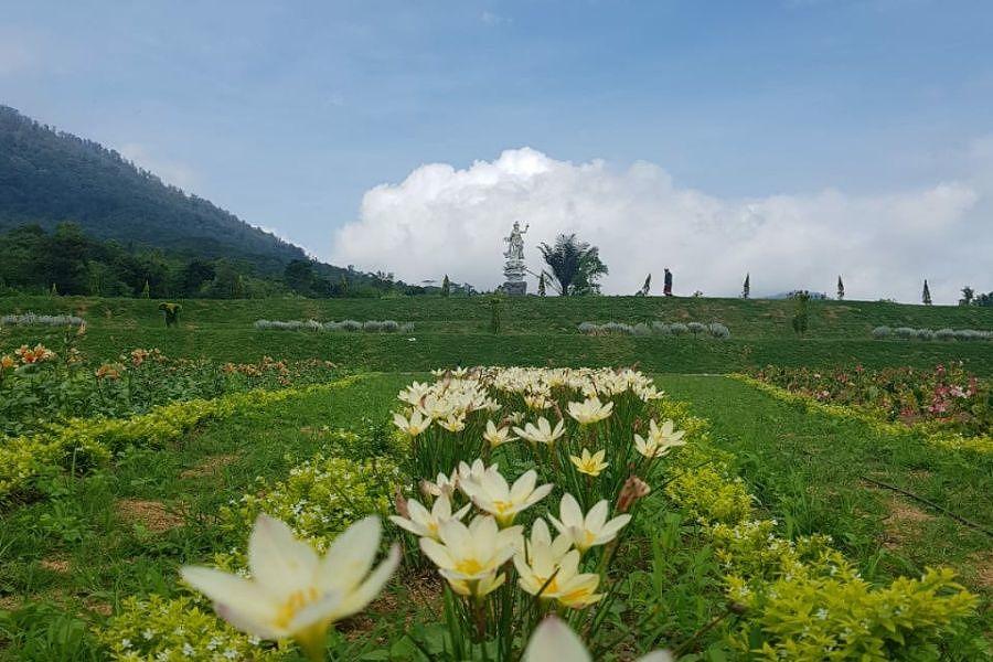 Dibuka Juni 2021 Taman  Bunga  DTW Ulun  Danu  Beratan 