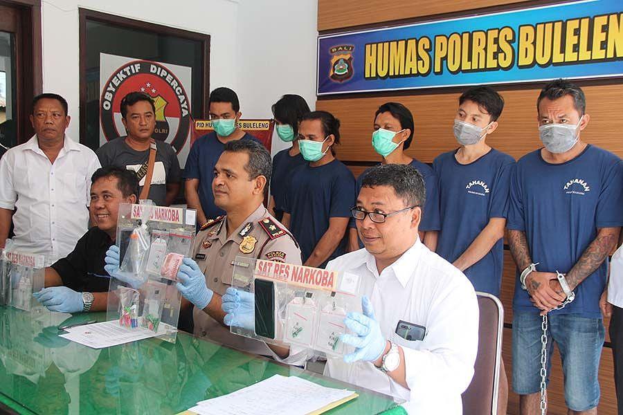 Enam Pemakai Narkoba  Ditangkap Tiga Pengedar Masuk DPO 