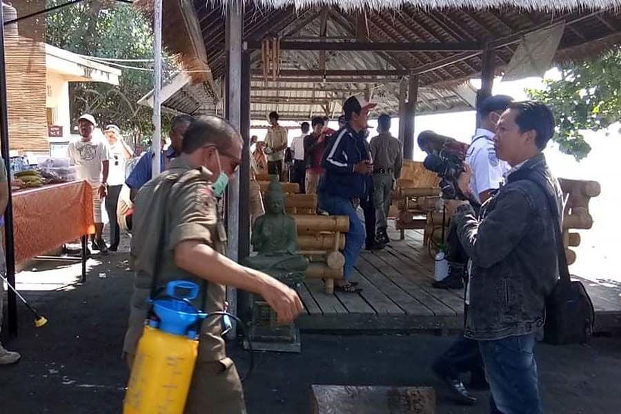 Kembali, Disinfeksi Digelar di Pelabuhan Rakyat Kusamba | BALIPOST.com