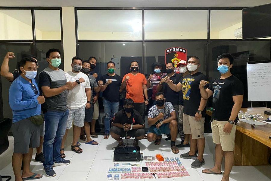  Wabah COVID 19  Pencetak Upal Beraksi di Blahkiuh 