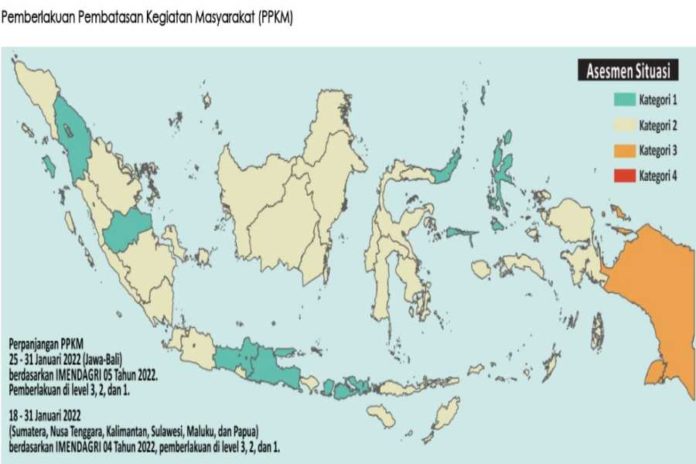 Pemerintah Ubah Kategori Asesmen Level PPKM 2