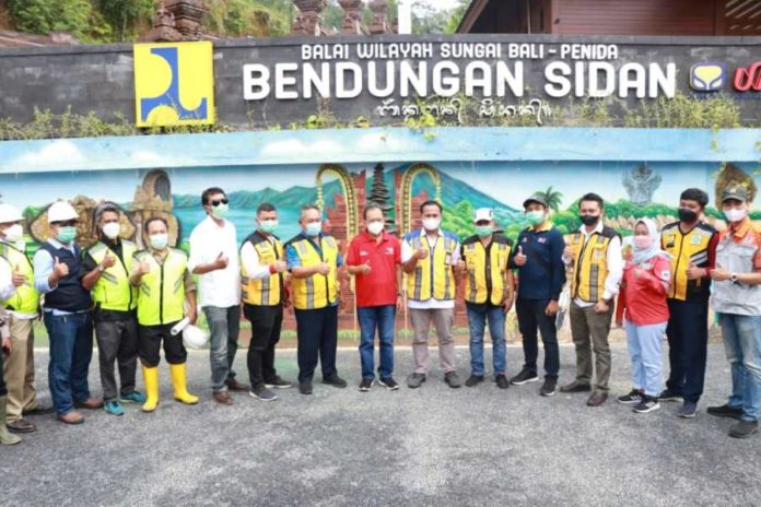 Gubernur Koster Tinjau Progres Pembangunan Bendungan Sidan 2