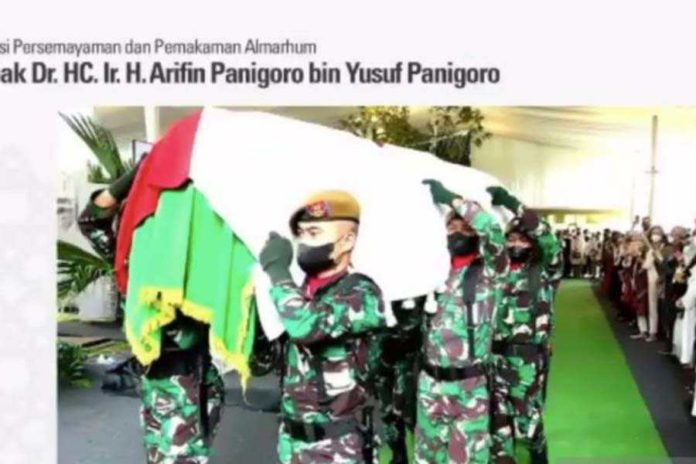 Arifin Panigoro Dimakamkan Secara Kenegaraan 2