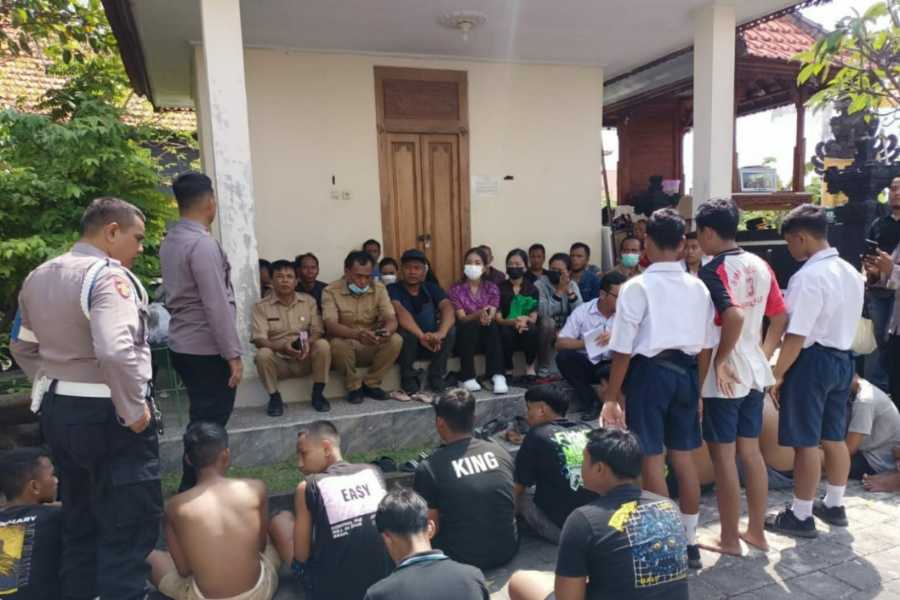 Nyaris Perang Sarung Belasan Remaja Diamankan