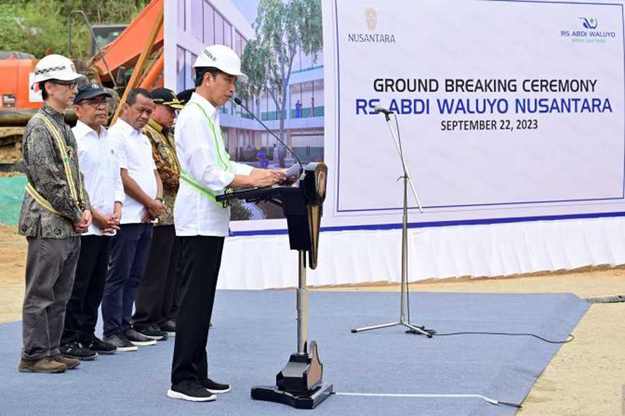 Presiden Jokowi Groundbreaking RS Pertama Di IKN | BALIPOST.com