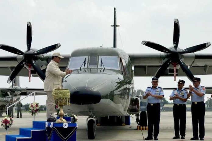 Lima Unit NC-212i Buatan PT DI Diserahkan ke TNI AU 2