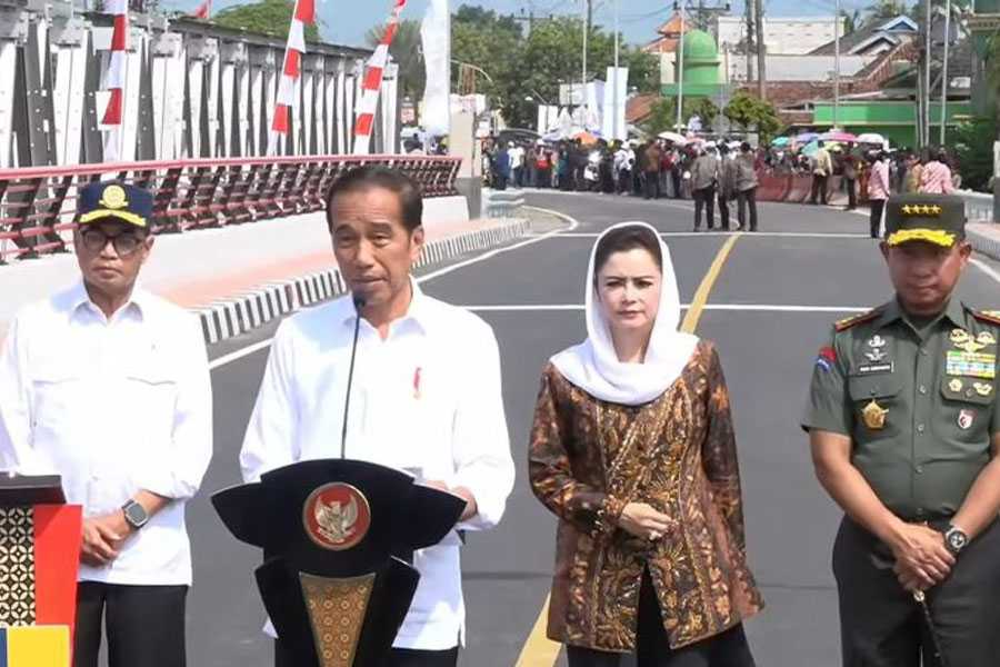 Tiga Jembatan Di Jawa Tengah Diresmikan Presiden Jokowi | BALIPOST.com