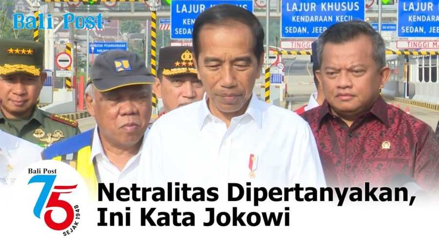 Netralitas Dipertanyakan, Ini Kata Jokowi 2