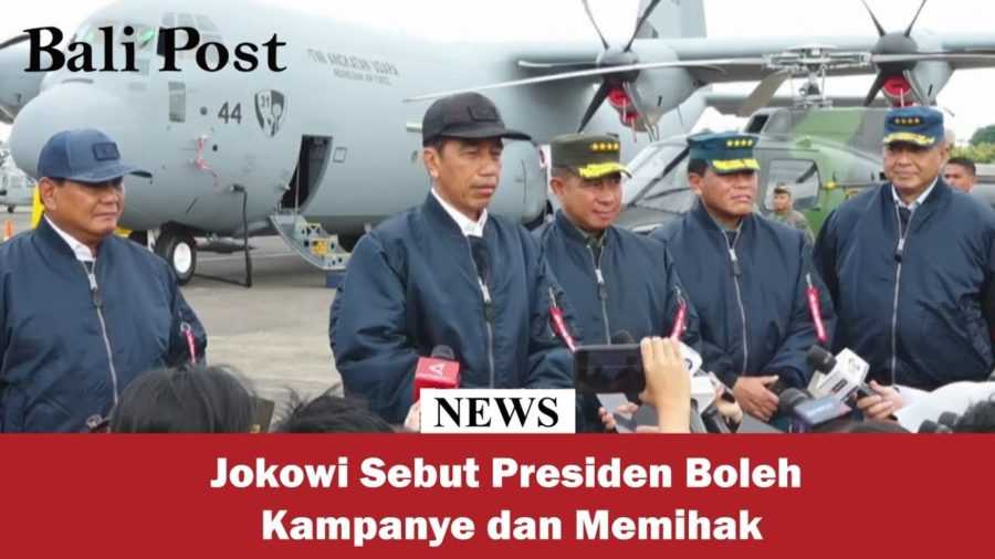 Jokowi Sebut Presiden Boleh Kampanye dan Memihak 2