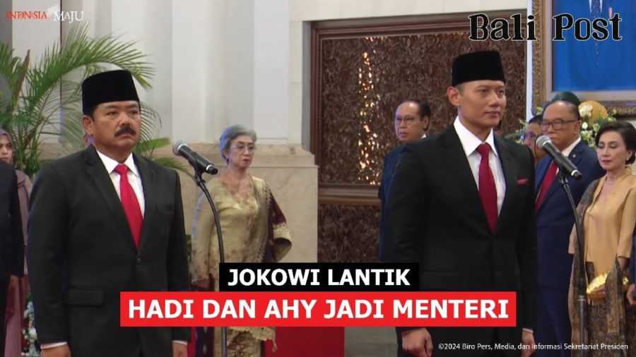 Lantik AHY sebagai Menteri ATR, Ini Alasan Jokowi 2