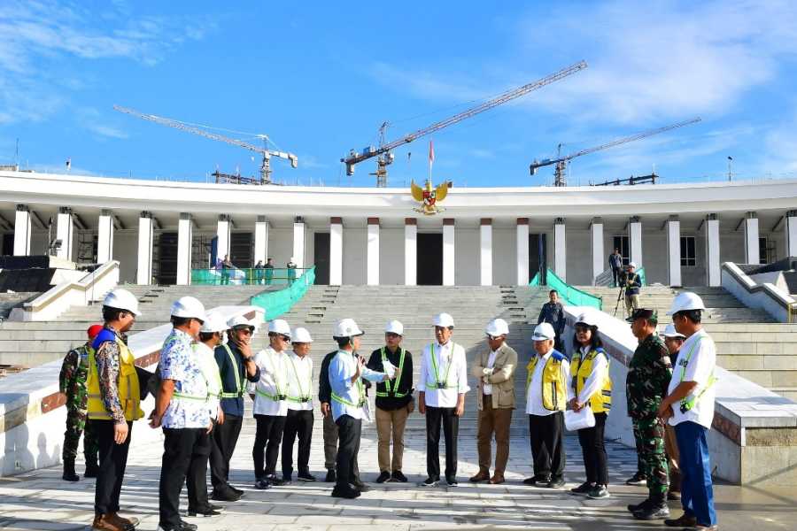 Tinjau Lapangan Upacara Hut Ke 79 Ri Di Ikn Ini Kata Jokowi