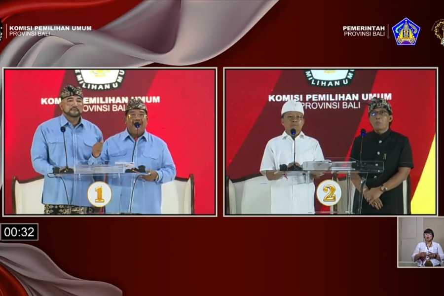 Debat Perdana Pilgub Bali, Ini Program Dua Paslon Wujudkan Pariwisata Berkelanjutan