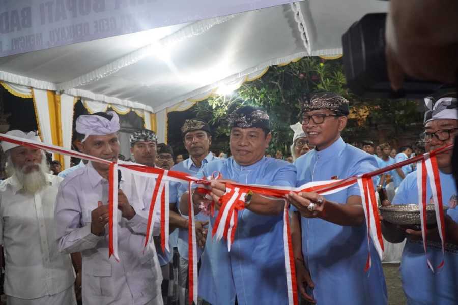 Masyarakat Mengwi Bangun Posko Pemenangan Suyadinata di Denkayu