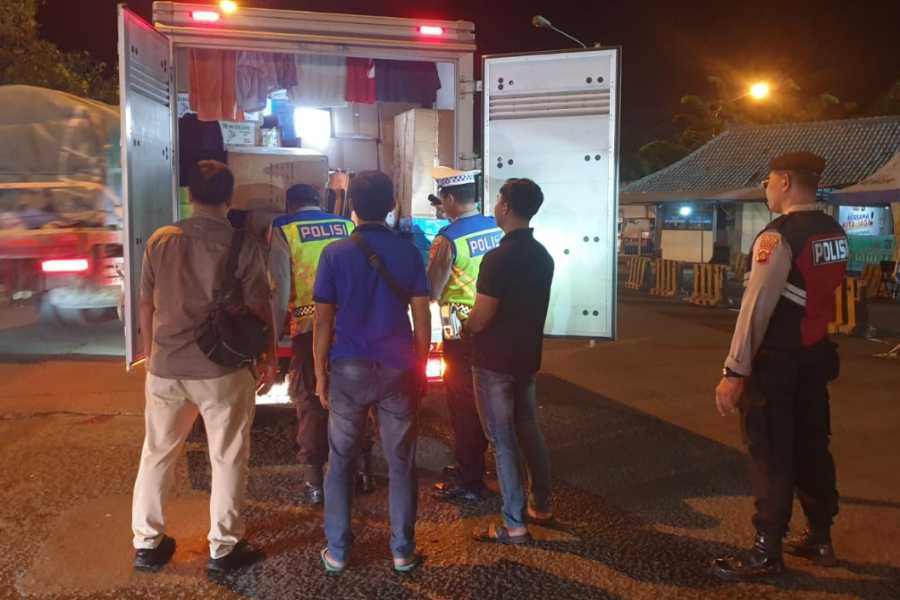 Polsek Gilimanuk Perketat Pemeriksaan Pintu Masuk Bali