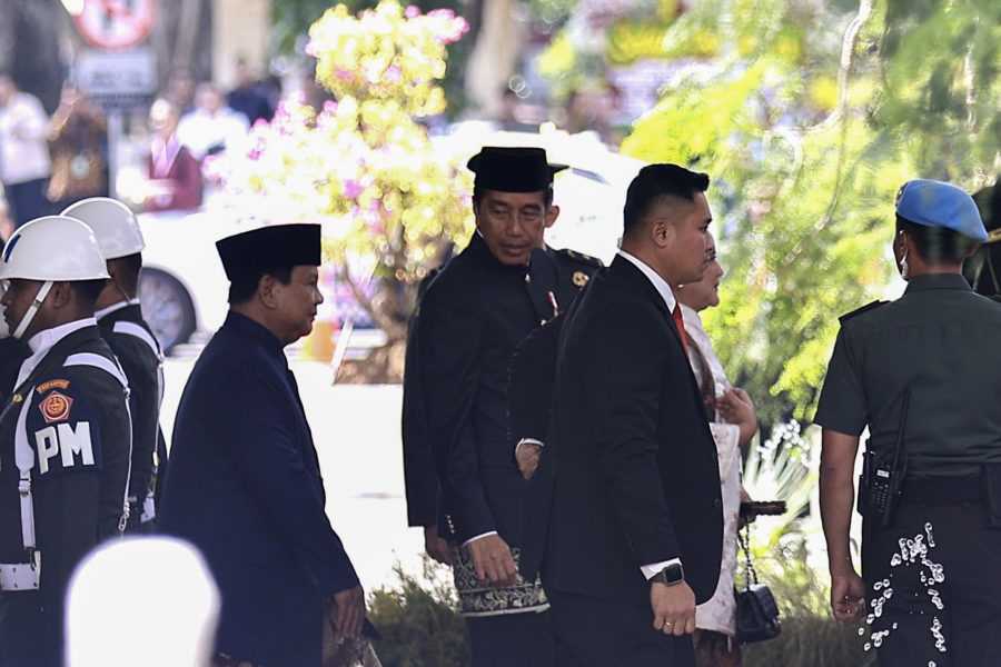 Pelantikan Prabowo-Gibran: Presiden Jokowi Tiba di Gedung Nusantara