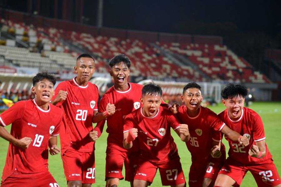 Kualifikasi Piala Asia U-17: Timnas Indonesia Puncaki Klasemen Sementara Grup G