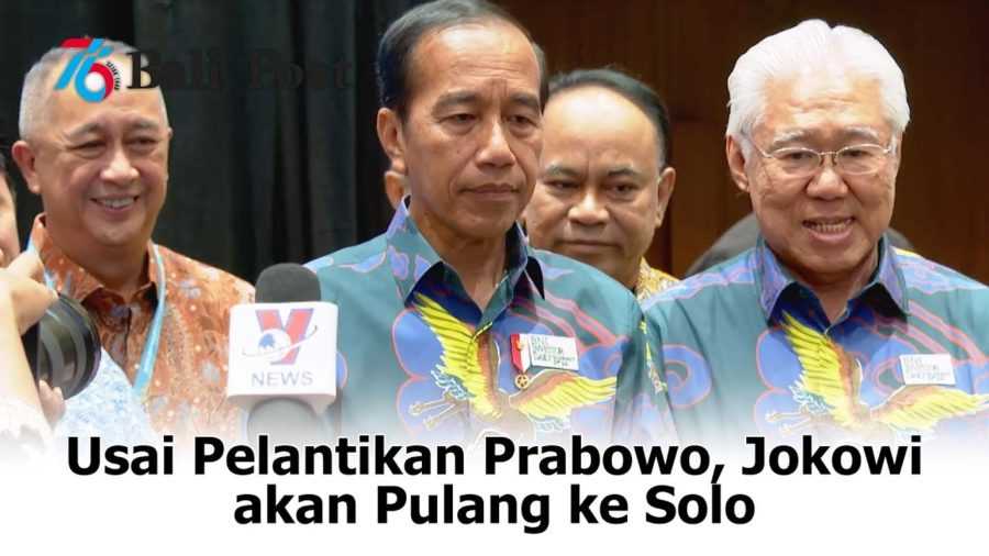 Usai Pelantikan Prabowo, Jokowi akan Pulang ke Solo