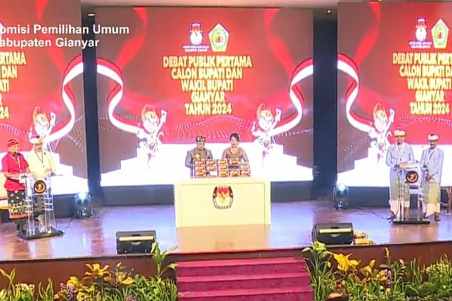 Debat Pertama Pilkada Gianyar, Paslon Ungkap Program Wujudkan Pembangunan Berkelanjutan