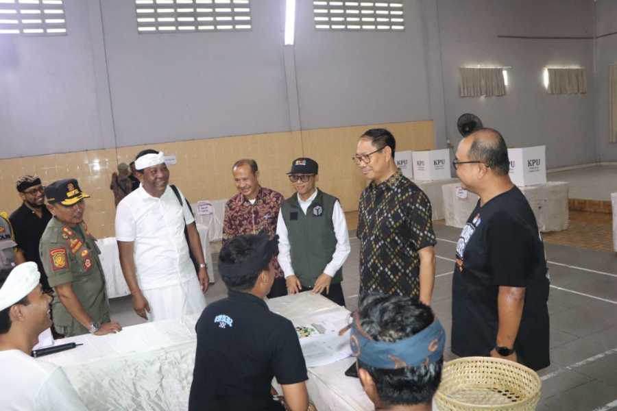 Distribusi Logistik Pemilu di Badung Capai 100 Persen