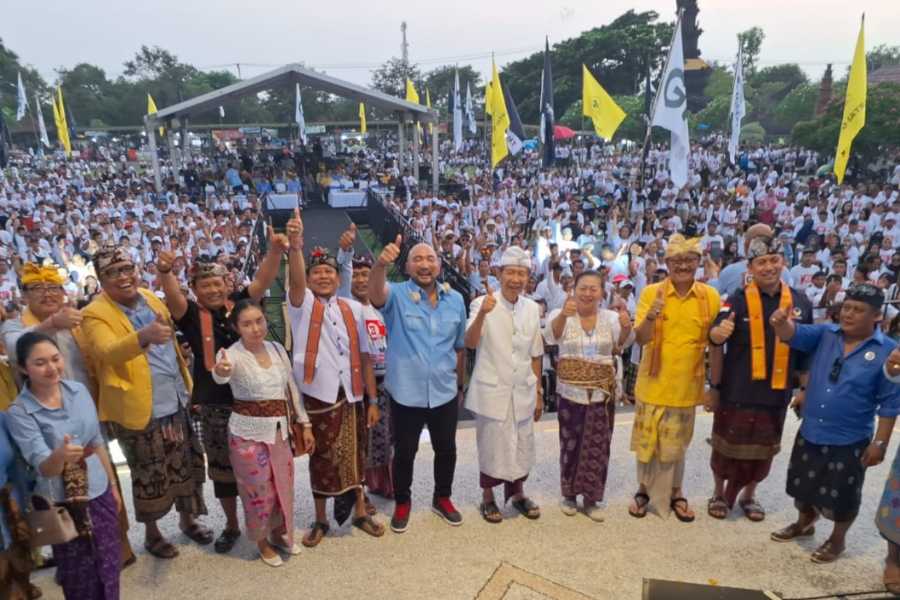 Kampanye Akbar di Karangasem, Gus Par-Guru Pandu Beberkan Sejumlah Program Prorakyat