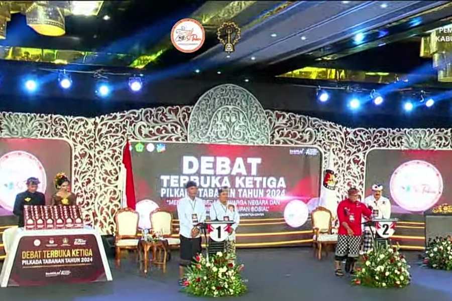 Perlindungan Perempuan hingga Keharmonisan Sosial Warnai Debat Terakhir Pilkada Tabanan