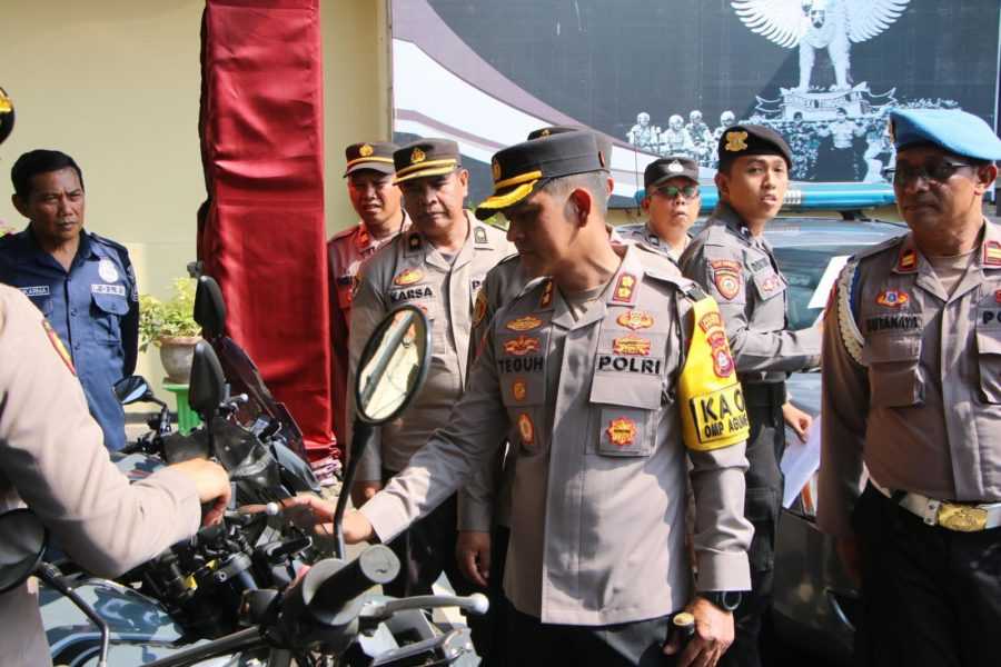 Polres Badung Lakukan Pengamanan Kantor Penyelenggara Pilkada