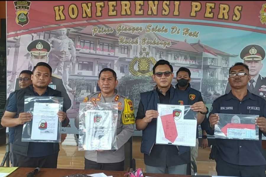 Polres Gianyar Ungkap Dugaan Penyelewengan Dana Hibah Badung di Majangan