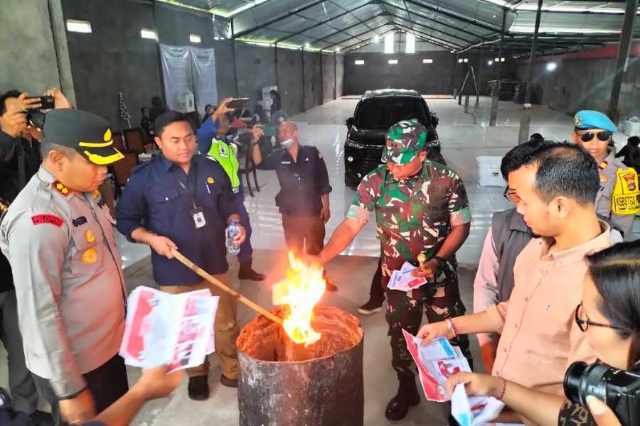 Ribuan Surat Suara Rusak Dimusnahkan KPU Bangli