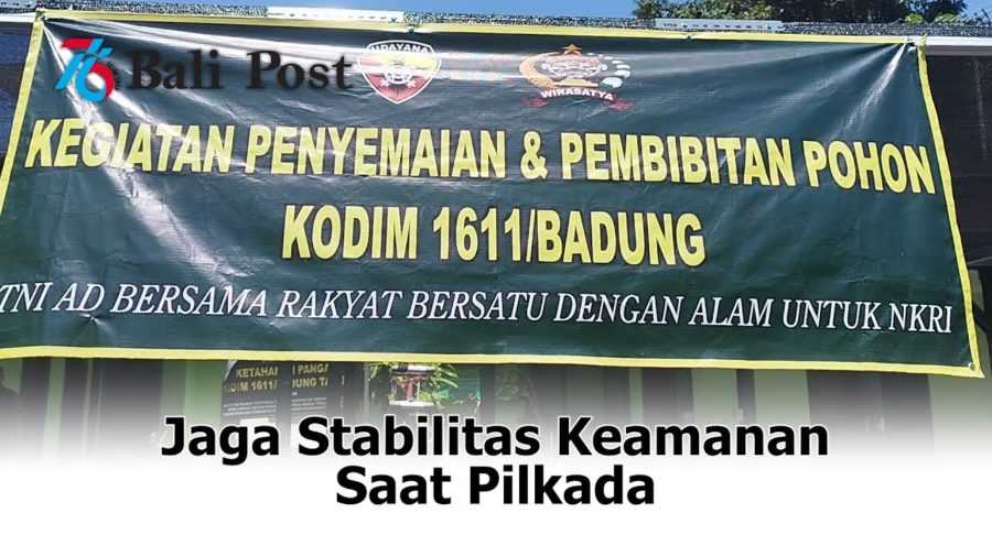 Jaga Stabilitas Keamanan Saat Pilkada